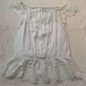 Off The Shoulder Lace Blouse